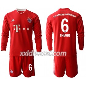 FC Bayern München Thiago Alcantara 6 Domaći Dječji Komplet Dresovi za Nogomet 2020-2021 Dugim Rukavima (+ kratke hlače)